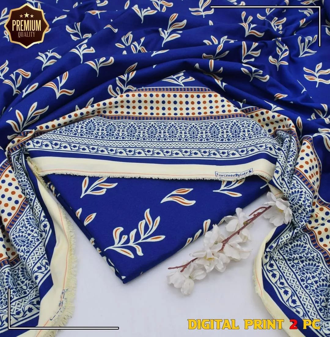 2 Pcs Women's Unstitched