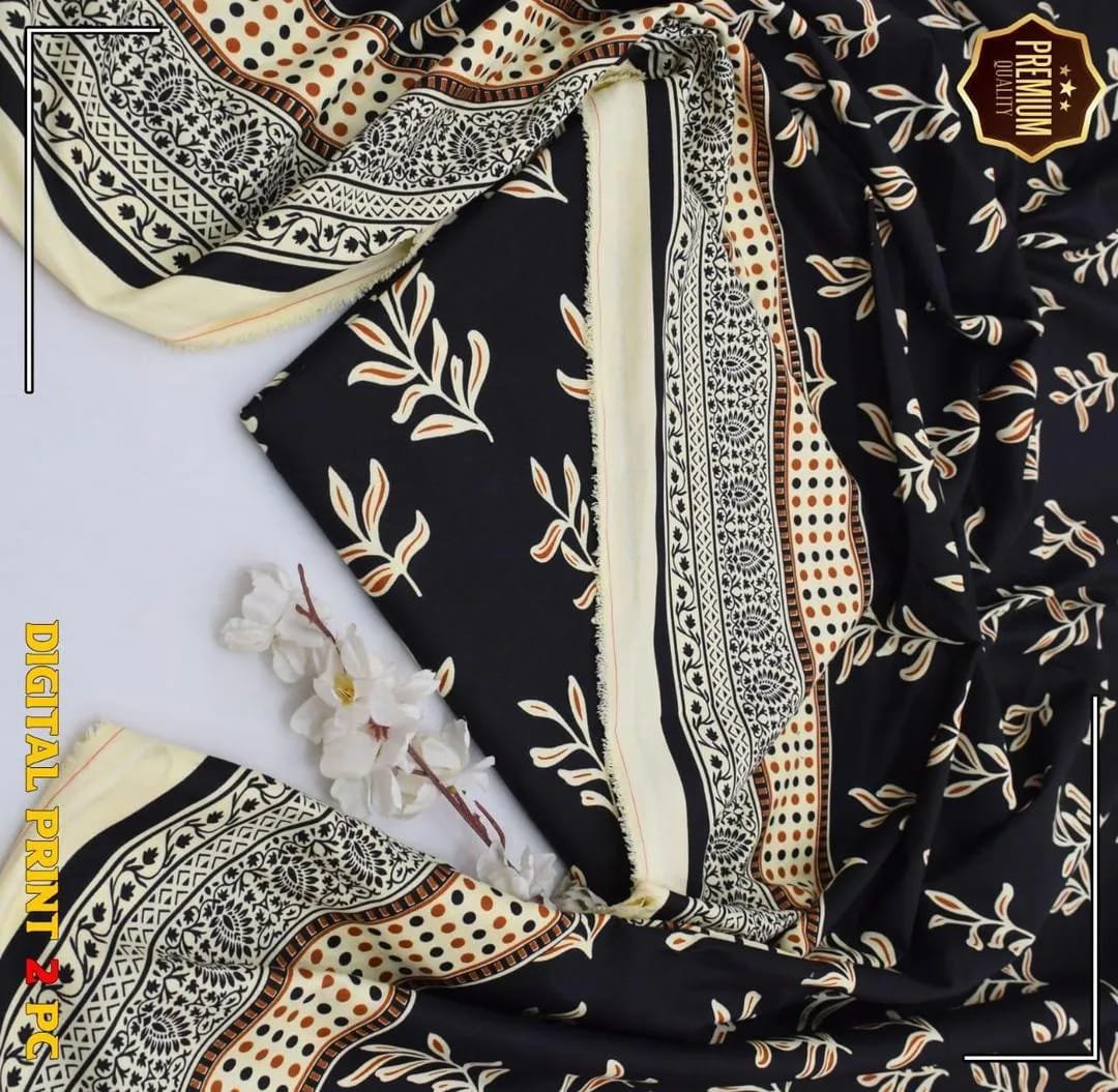 2 Pcs Women's Unstitched