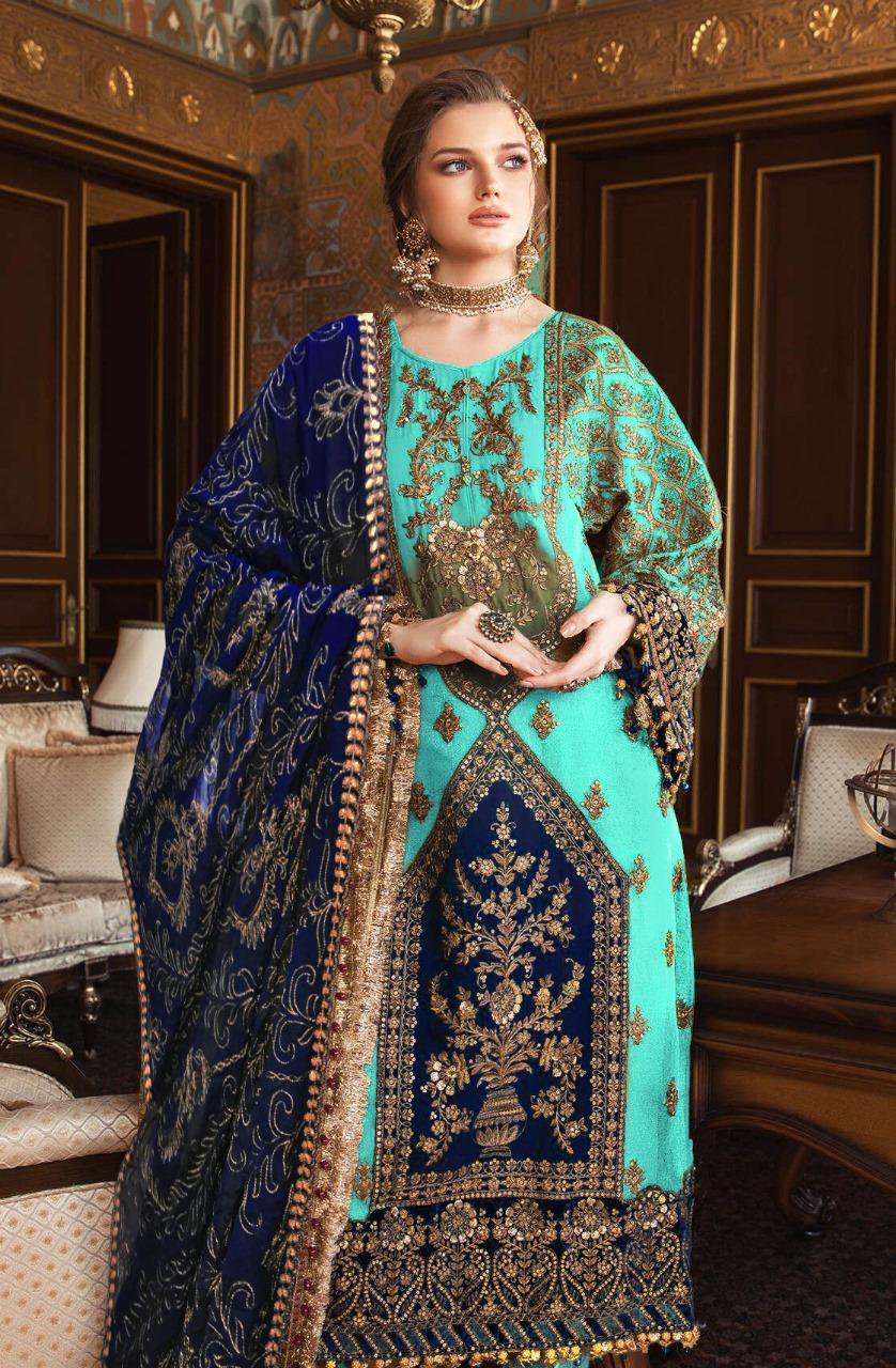 3 Pcs Women's Unstitched