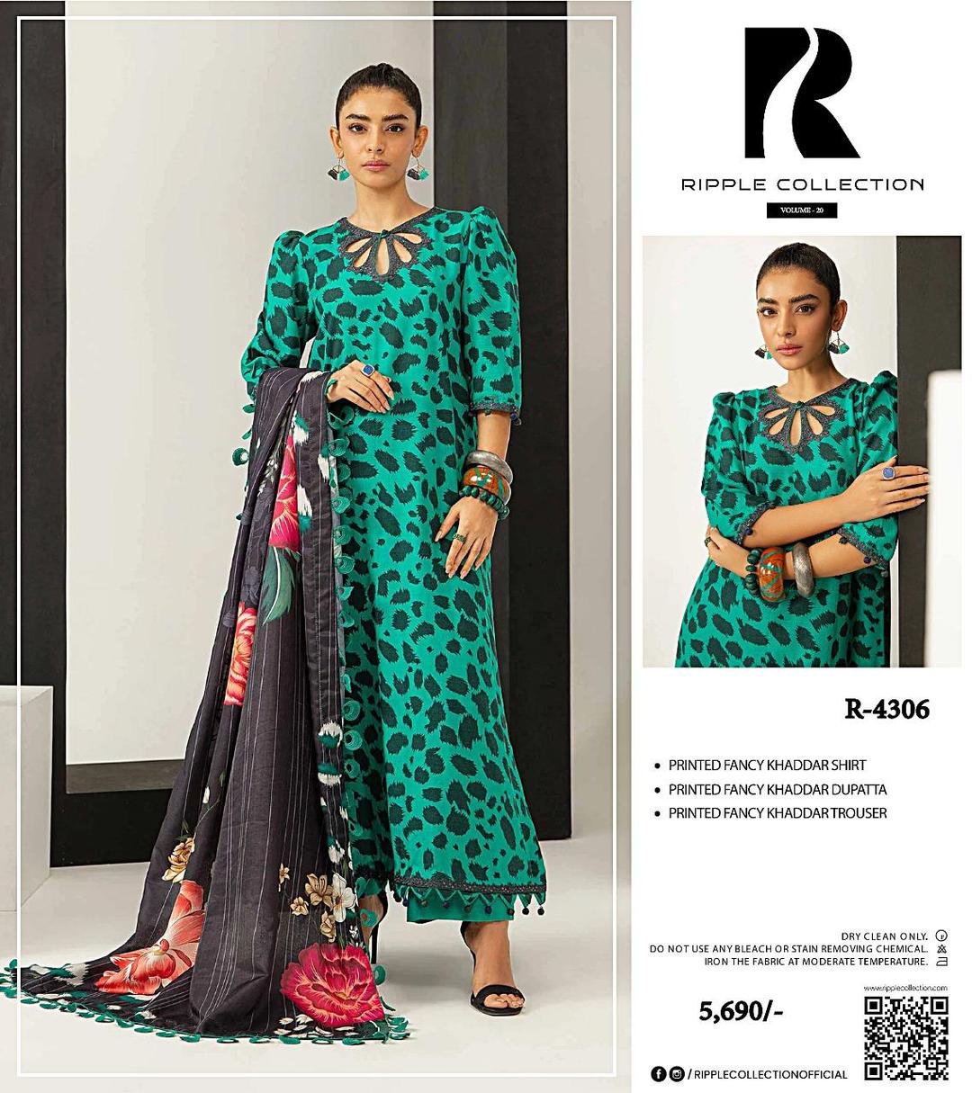 3 Pcs Women's Unstitched