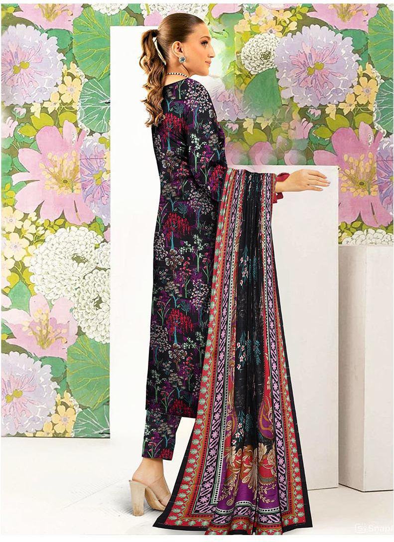 3 Pcs Women's Unstitched