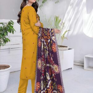 3 Pcs Women's Unstitched