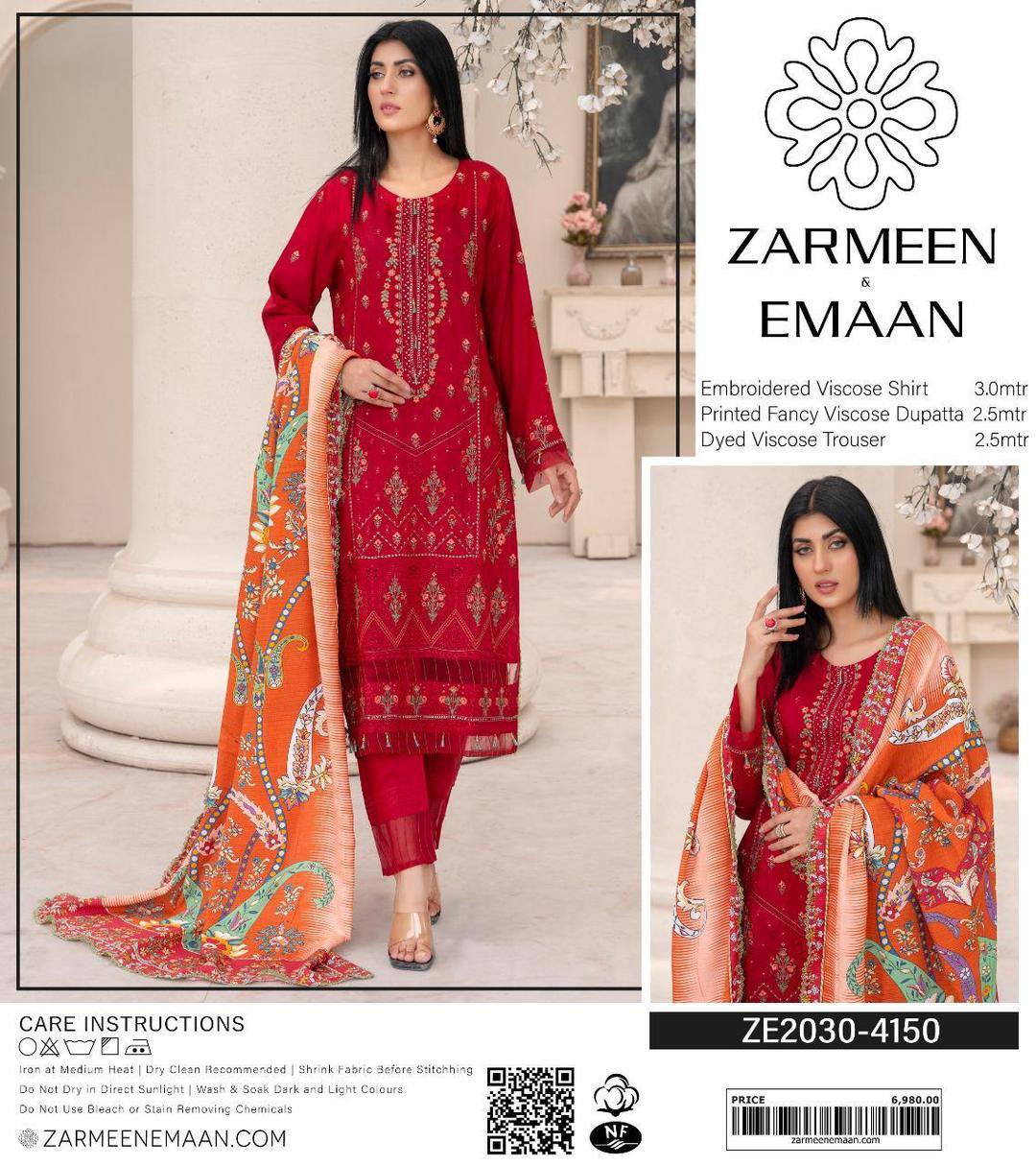 3 Pcs Women's Unstitched