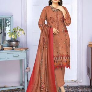 3 Pcs Women's Unstitched