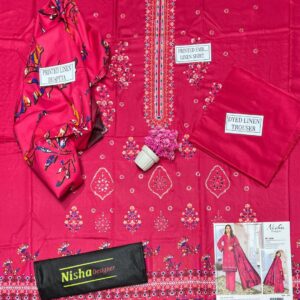 3 Pcs Women's Unstitched