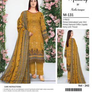 3 Pcs Women's Unstitched