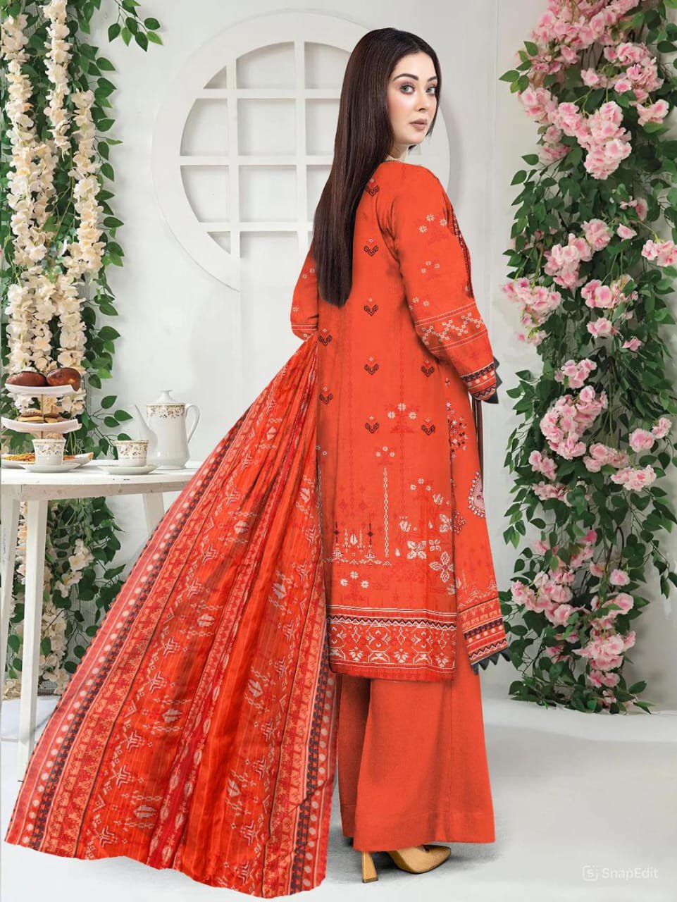 3 Pcs Women's Unstitched