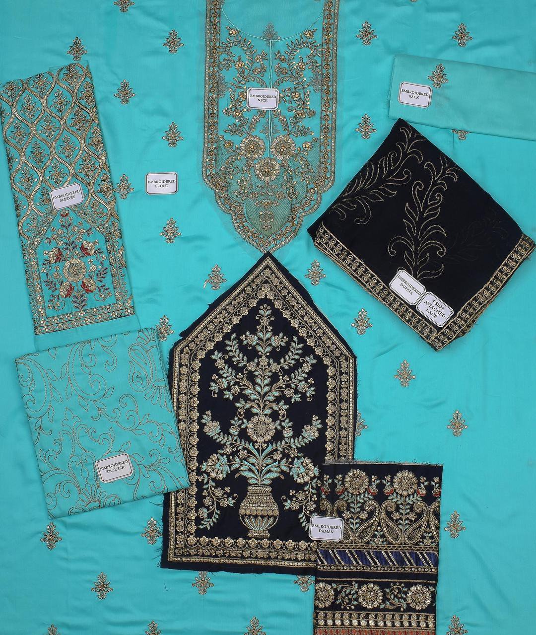 3 Pcs Women's Unstitched