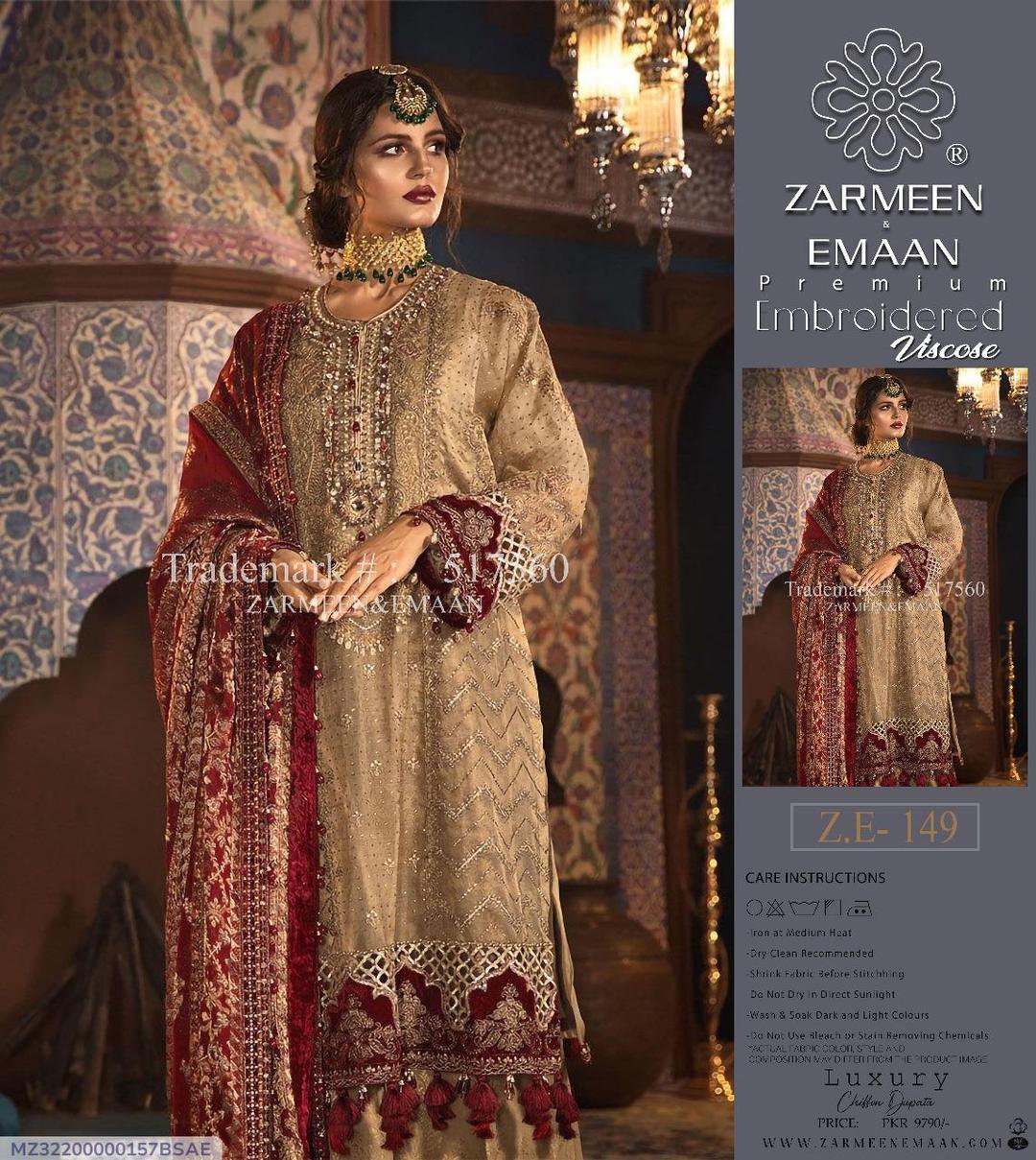 3 Pcs Women's Unstitched