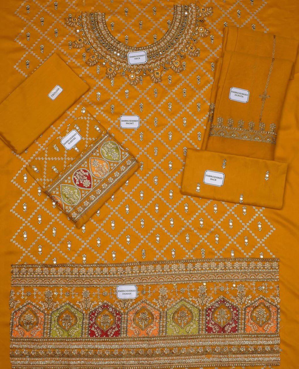 3 Pcs Women's Unstitched