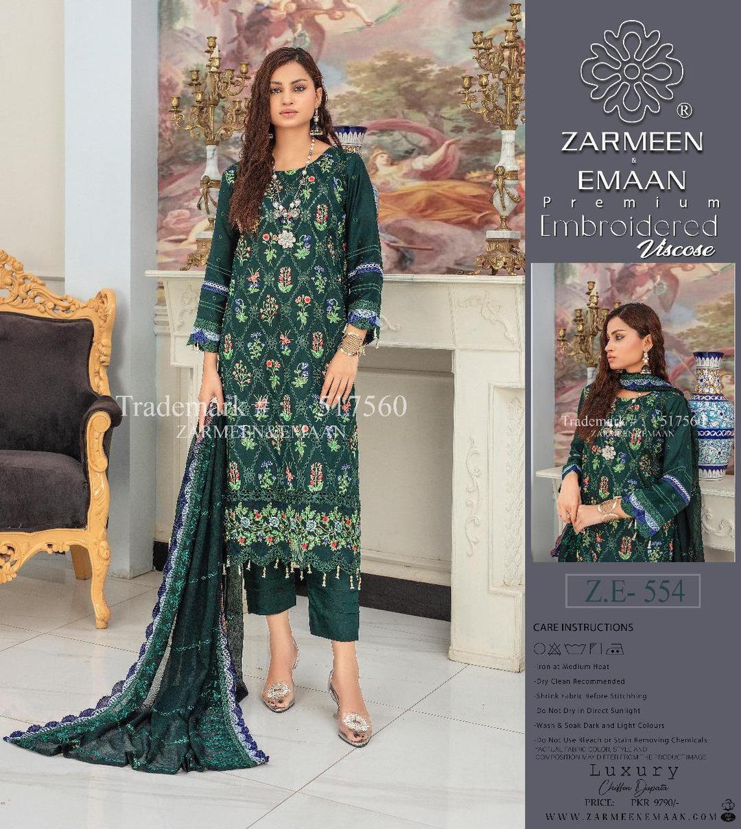 3 Pcs Women's Unstitched