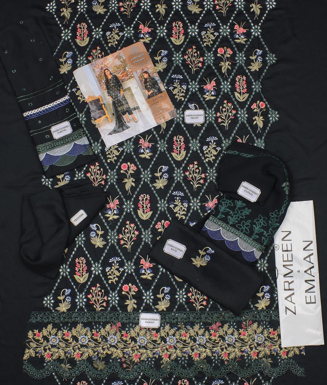 3 Pcs Women's Unstitched