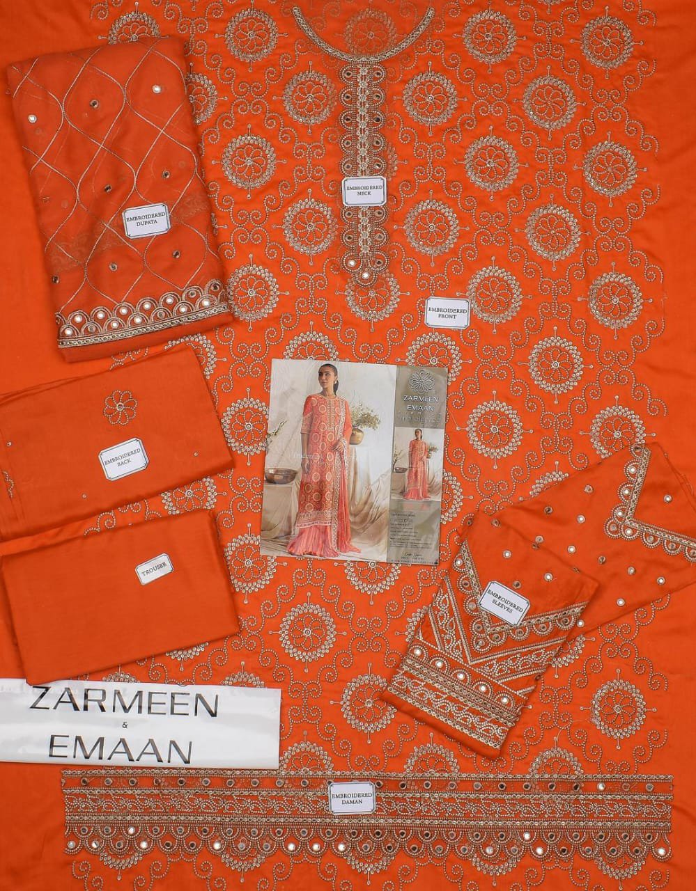 3 Pcs Women's Unstitched