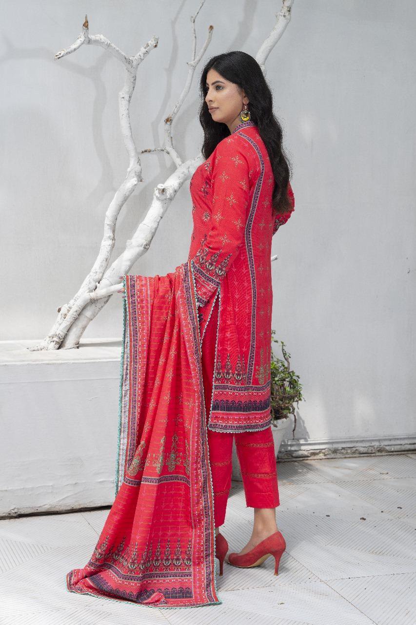 3 Pcs Women's Unstitched