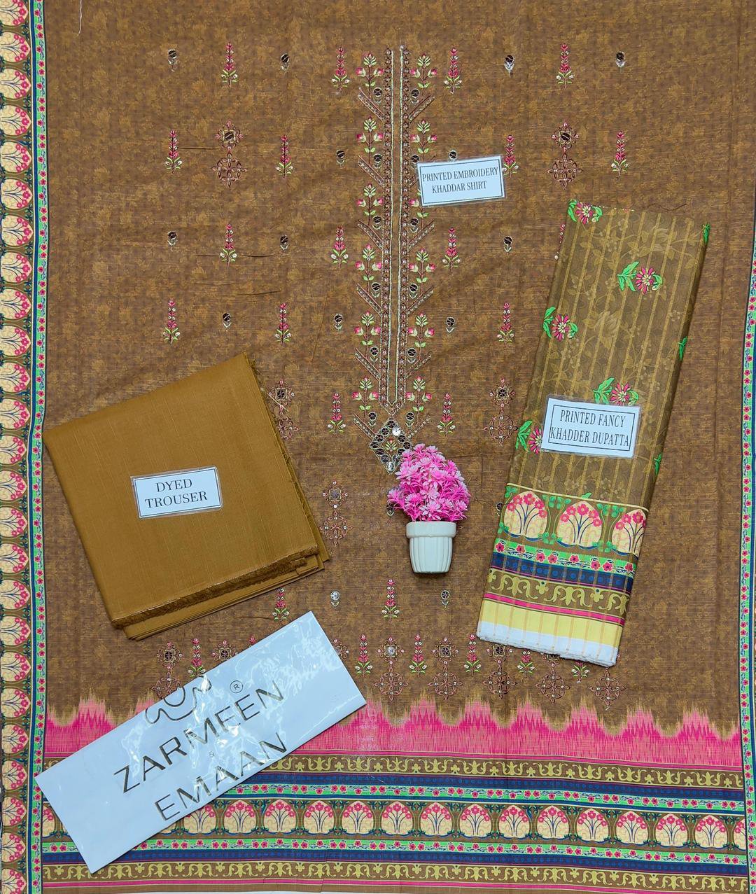 3 Pcs Women's Unstitched