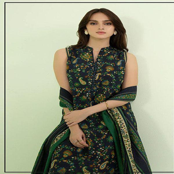 3 Pcs Women's Unstitched