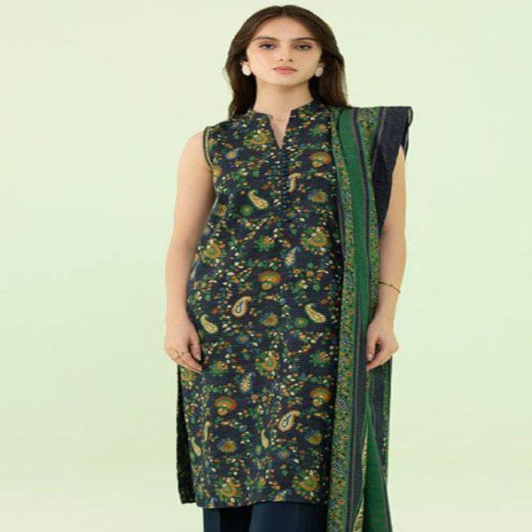 3 Pcs Women's Unstitched