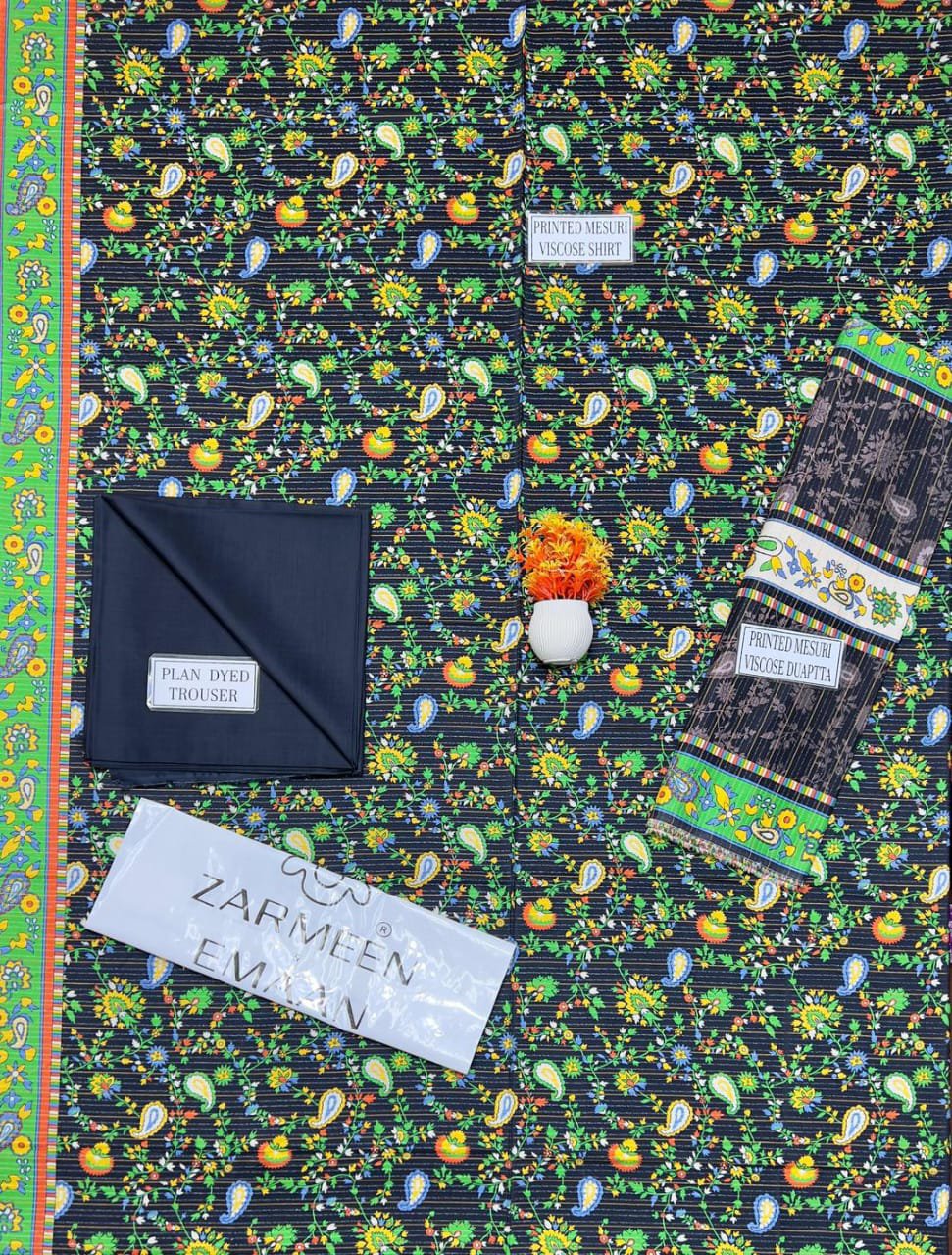 3 Pcs Women's Unstitched