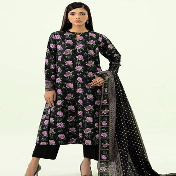 3 Pcs Women's Unstitched