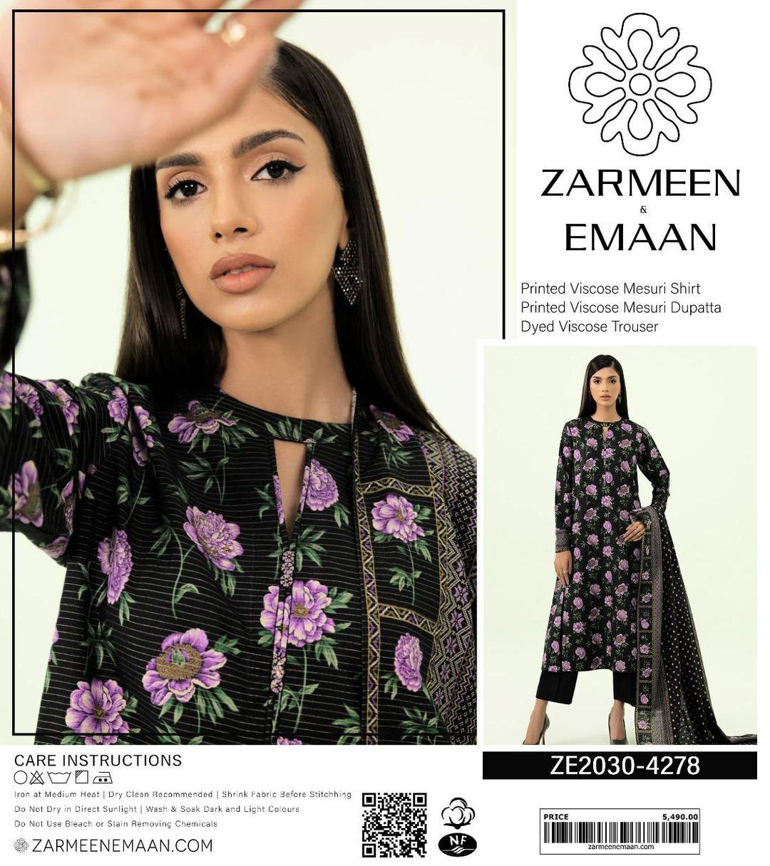 3 Pcs Women's Unstitched