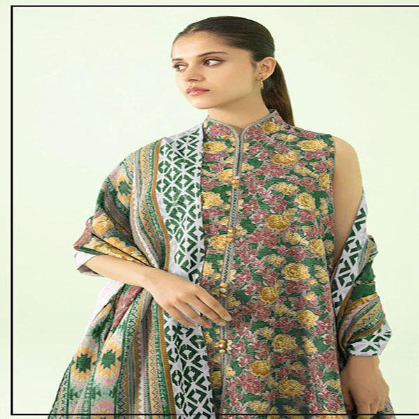 3 Pcs Women's Unstitched