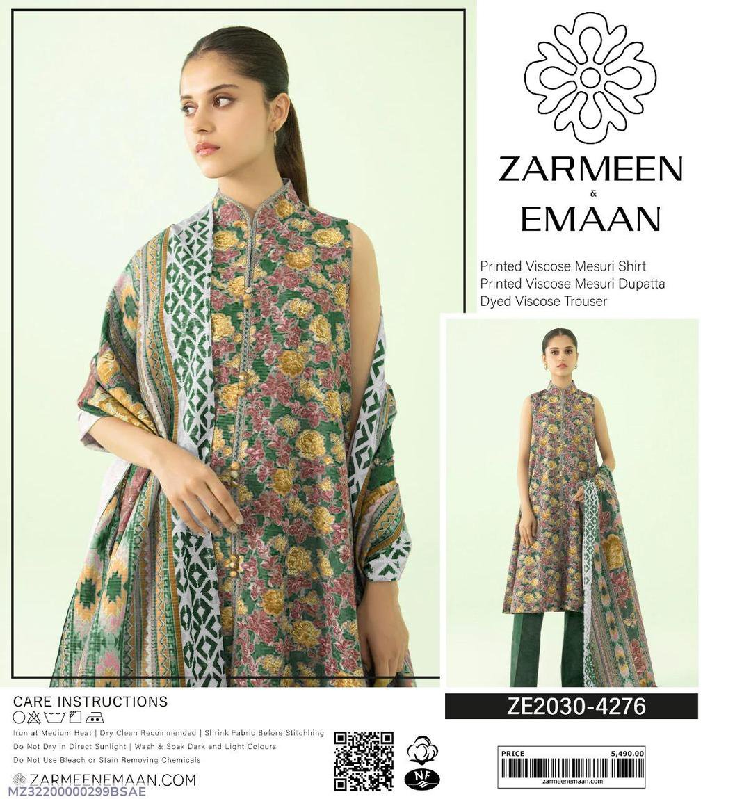 3 Pcs Women's Unstitched