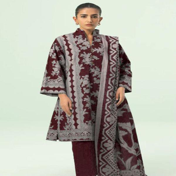 3 Pcs Women's Unstitched