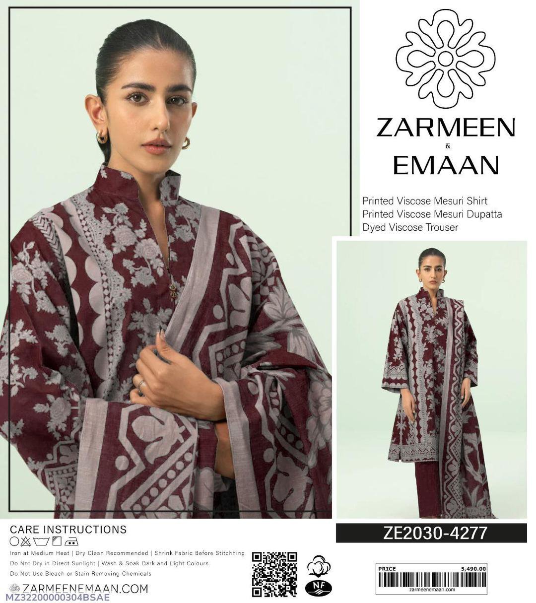 3 Pcs Women's Unstitched