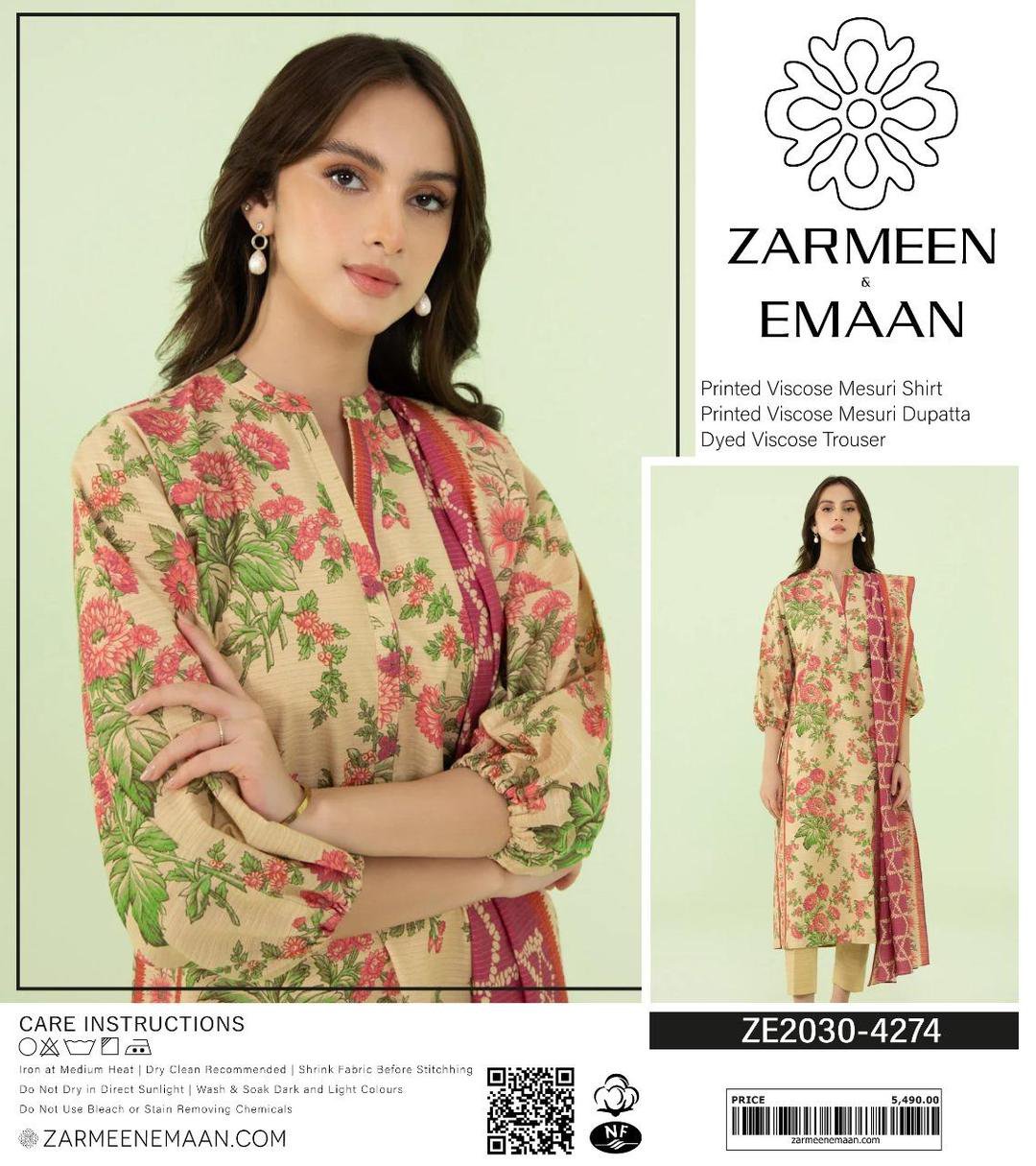 3 Pcs Women's Unstitched