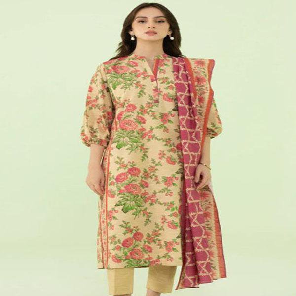 3 Pcs Women's Unstitched