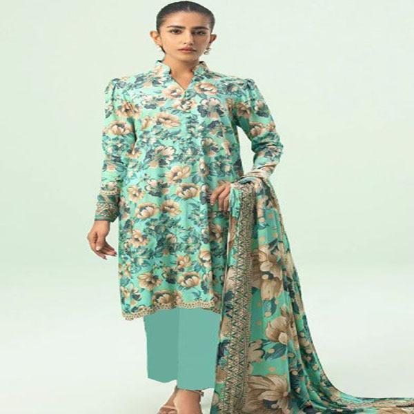 3 Pcs Women's Unstitched