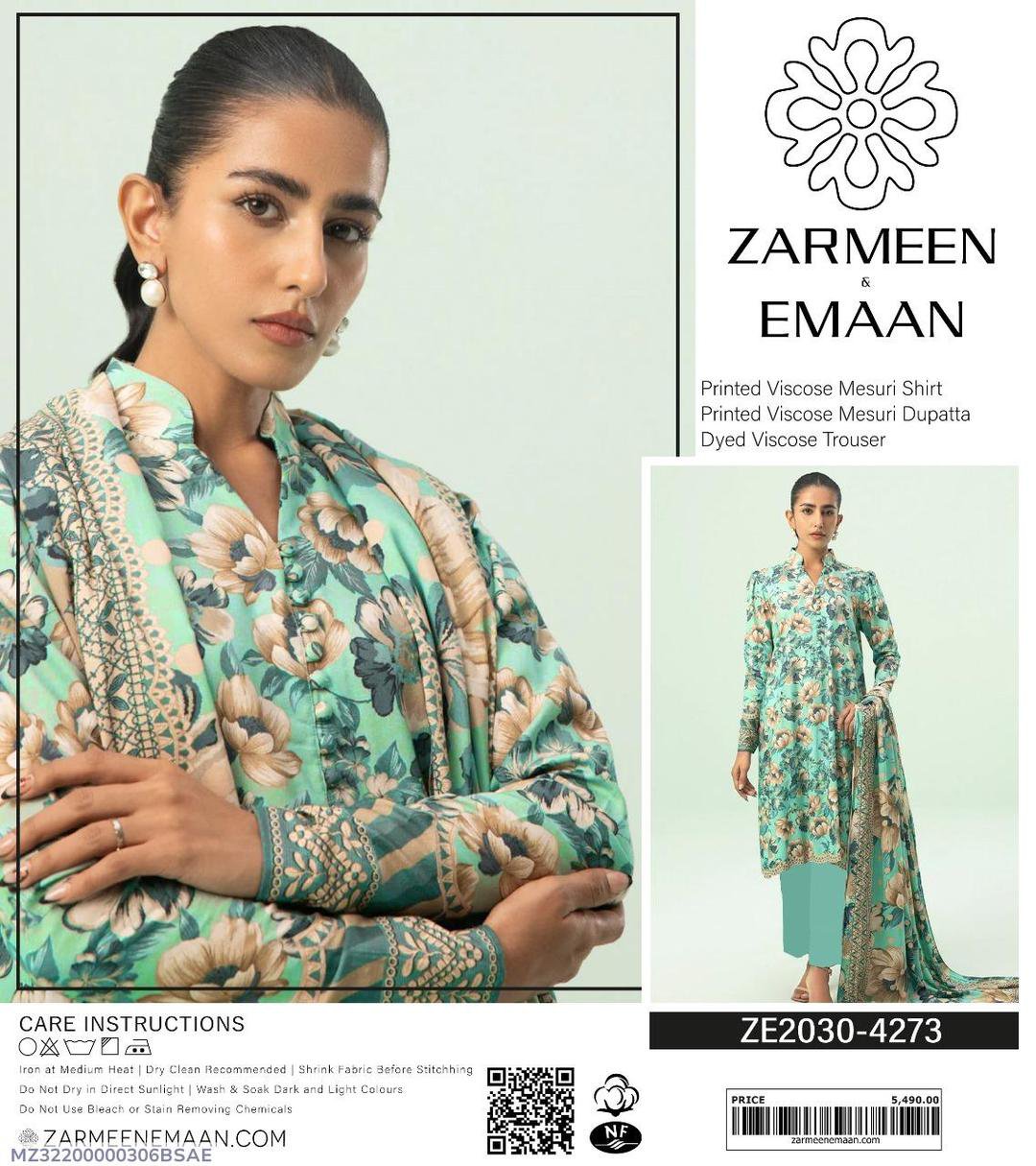 3 Pcs Women's Unstitched