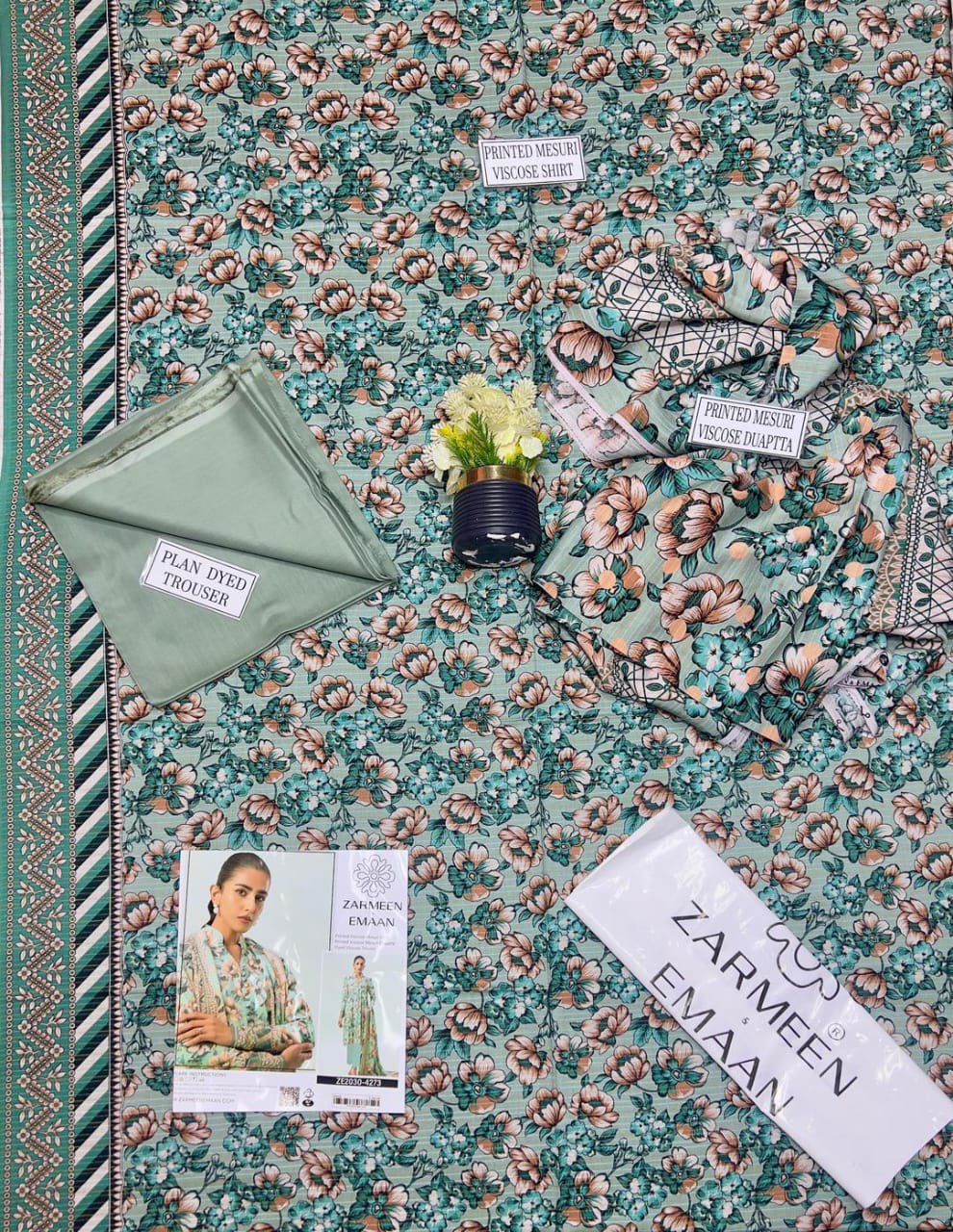 3 Pcs Women's Unstitched