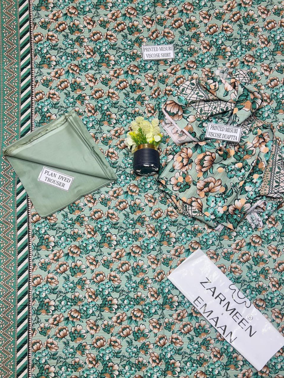 3 Pcs Women's Unstitched