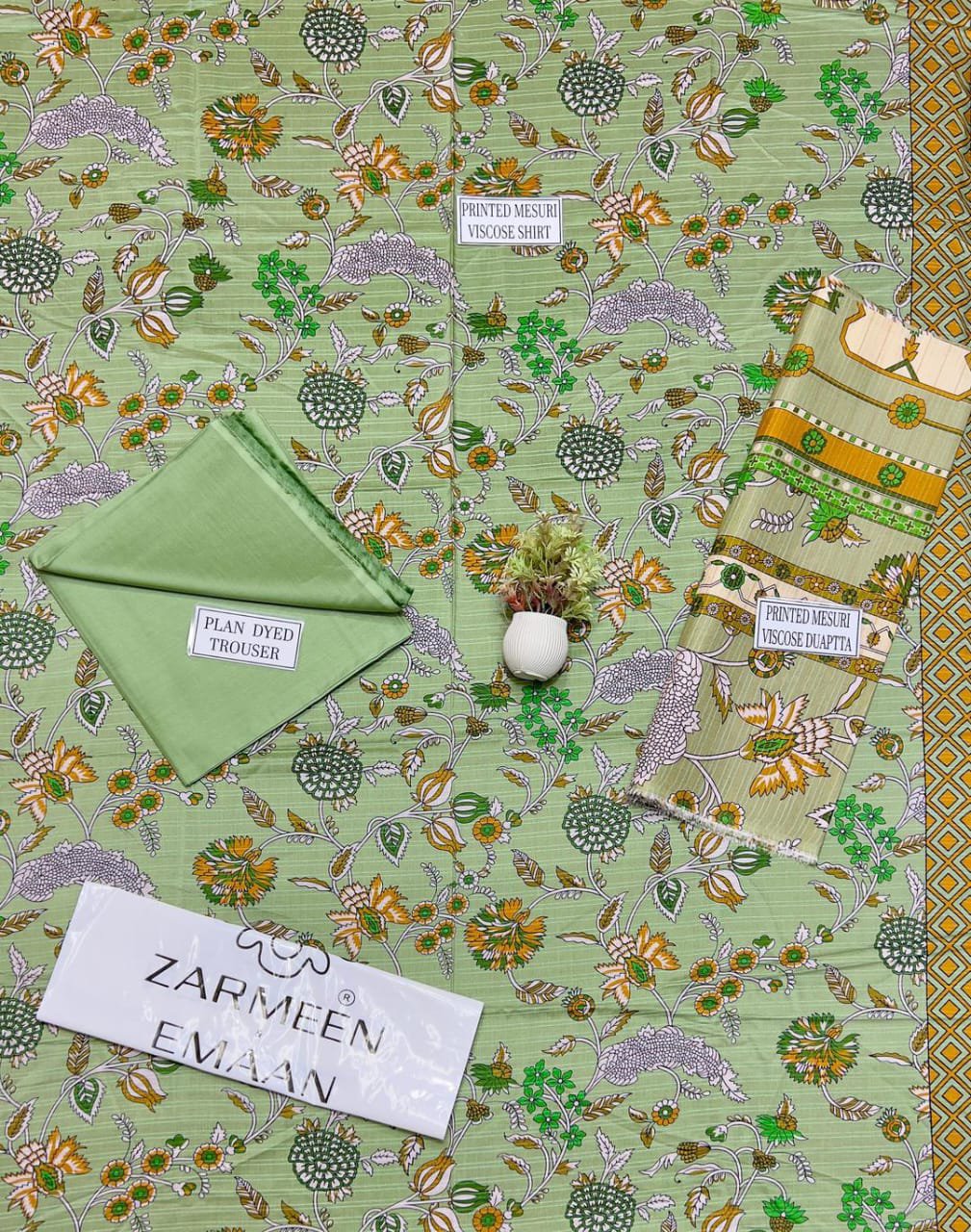 3 Pcs Women's Unstitched