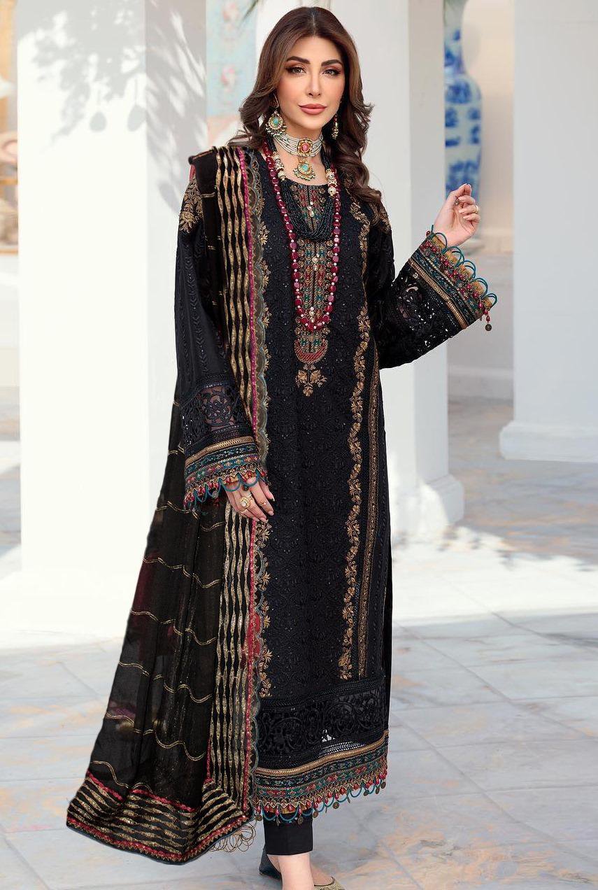 3 Pcs Women's Unstitched