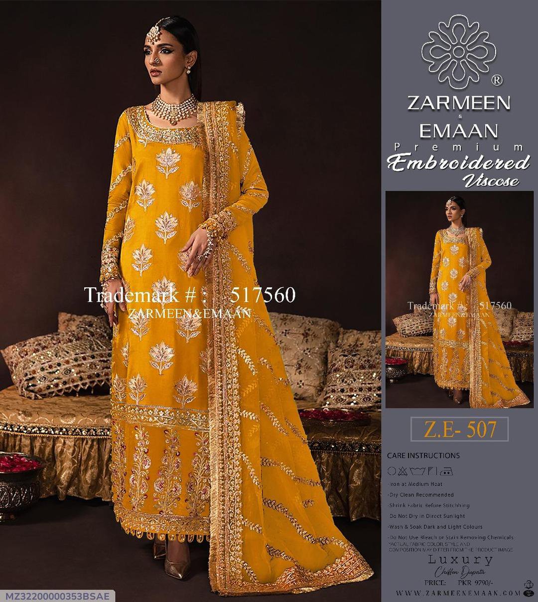 3 Pcs Women's Unstitched