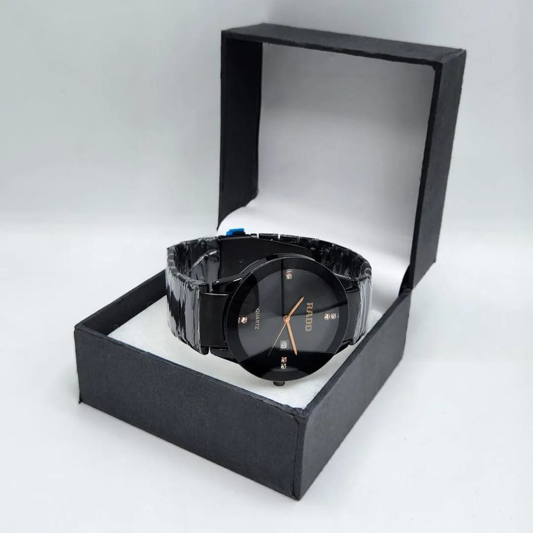 Men's / Women's Sleek Black watch