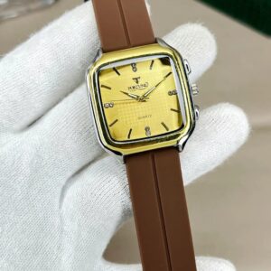 Men's Square Rhodium