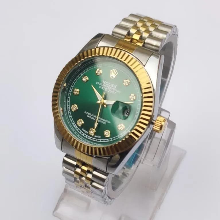 Rolex Stainless Steel Men Wrist Watch