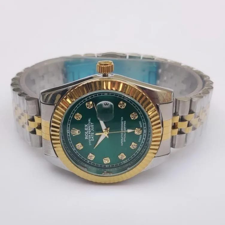 Rolex Stainless Steel Men Wrist Watch