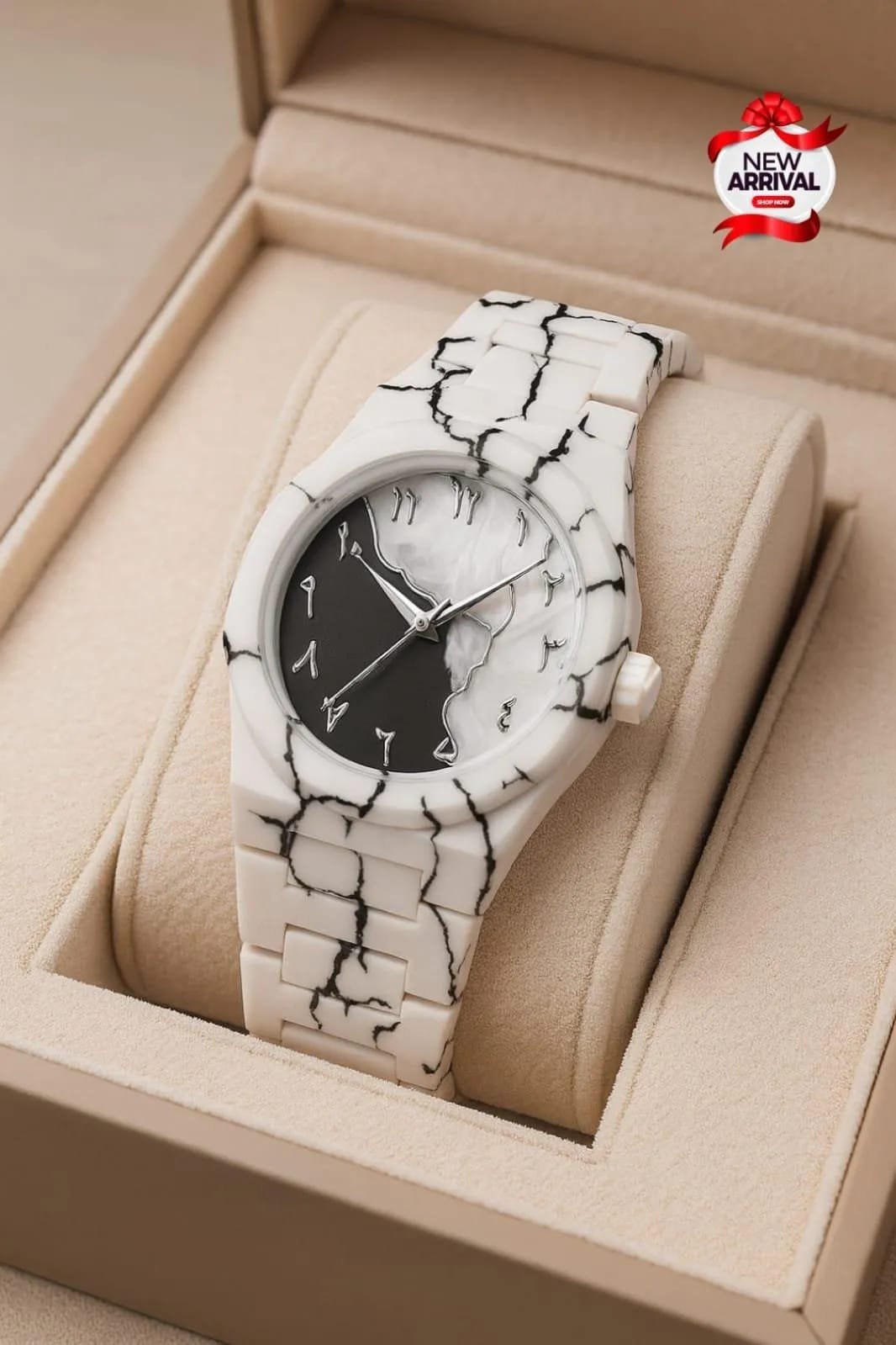 Exclusive White Marble Watch