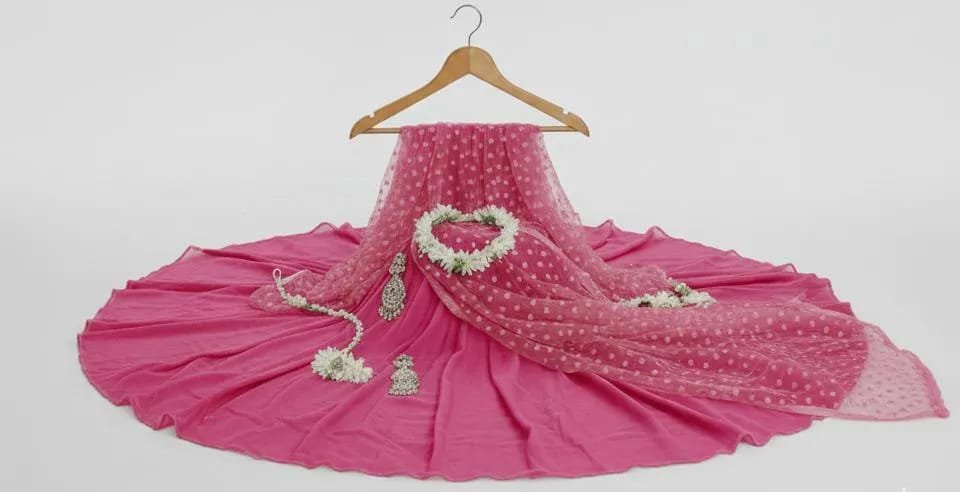 Stunning 3 Pcs Embroidered