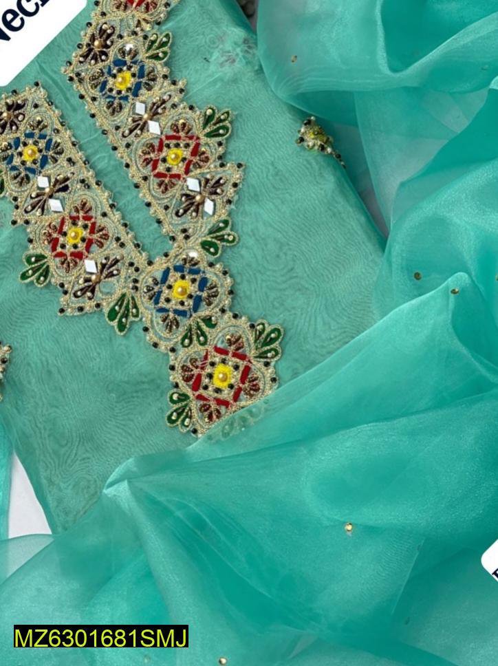 3 Pcs Women's Unstitched