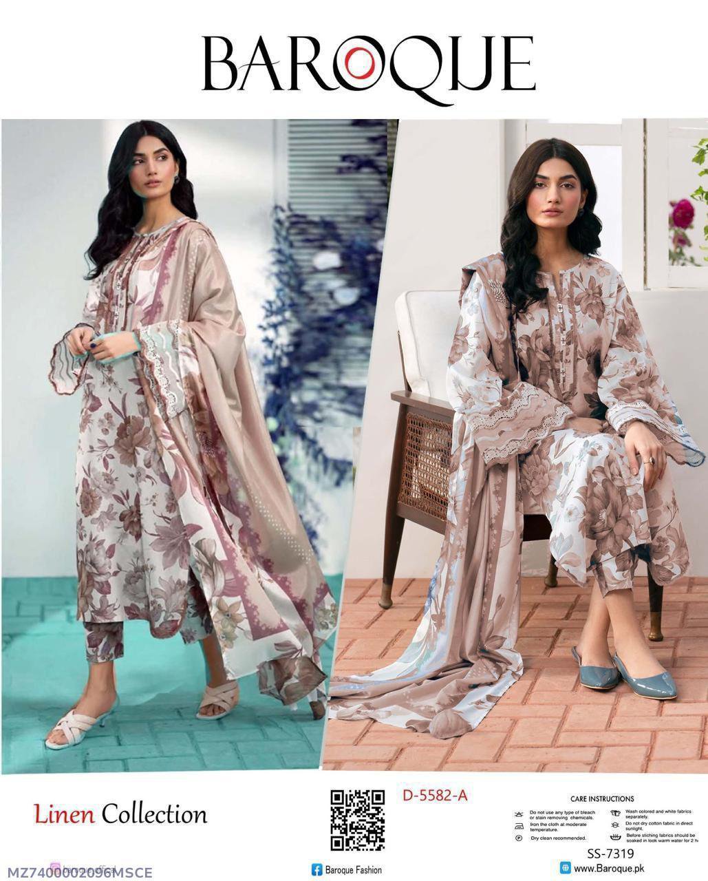 3 Pcs Women's Unstitched