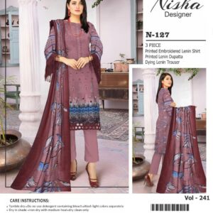 3 Pcs Women's Unstitched