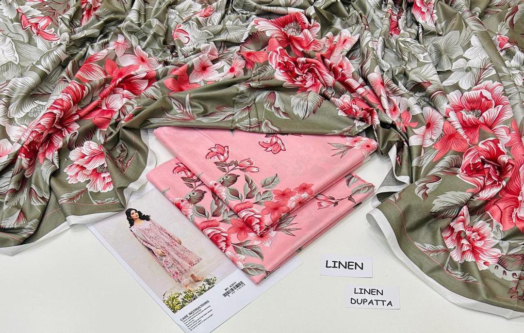 3 Pcs Women's Unstitched