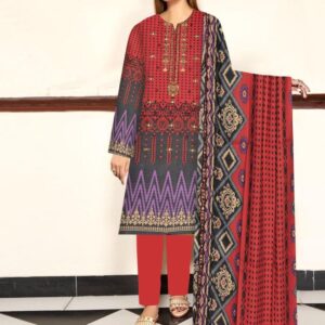 3 Pcs Women's Unstitched