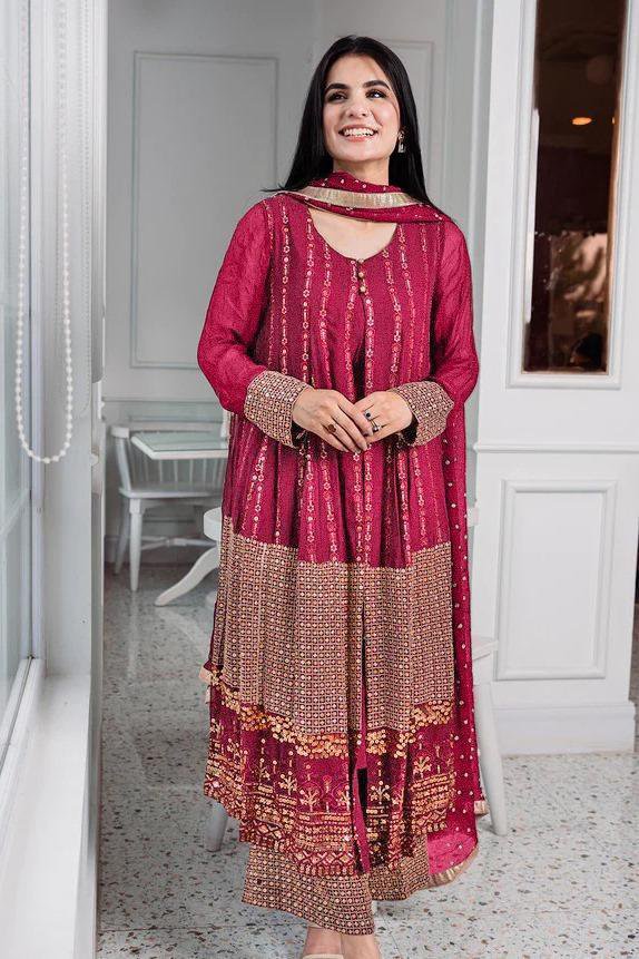 3 Pcs Women's Unstitched