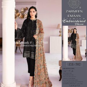 3 Pcs Women's Unstitched